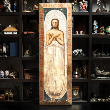  Старинная икона Святой Плащаницы, Полтавщина (без реставрации)