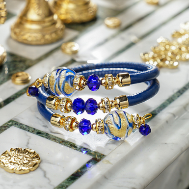 Bracelet "Meraviglia" made of Murano glass