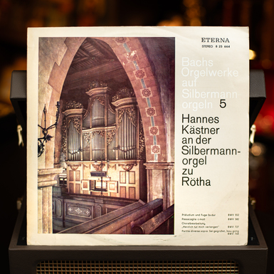 Виниловая пластинка Bach, Hannes Kastner – Hannes Kastner An Der Silbermannorgel Zu Rothae (1969)
