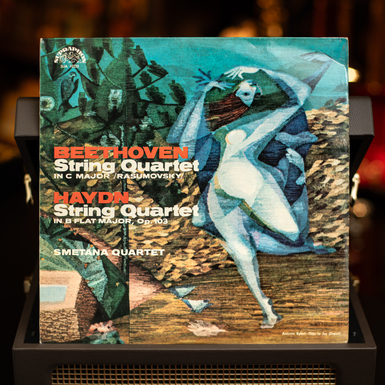 Vinyl record Beethoven, Haydn, Smetana Quartet – String Quartet in C Major / String Quartet in B Flat Major, Op. 103 (1963)