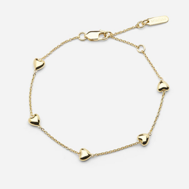 "Serein" Vermeil Gold Bracelet by Skultuna