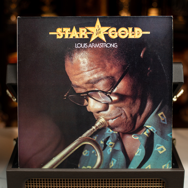 Винтажный набор из двух виниловых пластинок Louis Armstrong – Star Gold (1975)