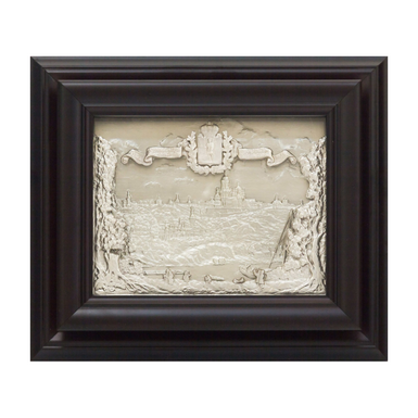 Silver-plated gift "View of Kyiv in the 18th century"