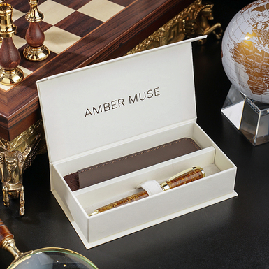 Позолочена ручка "Дипломат" від Amber Muse