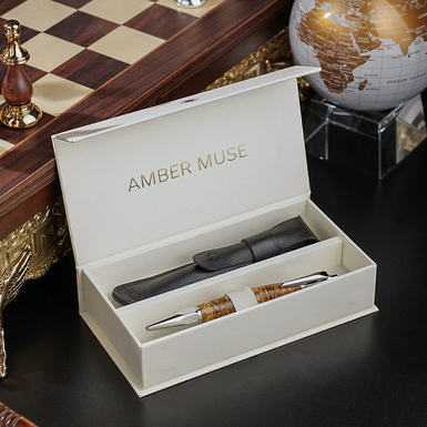 Янтарная ручка "Монарх" от Amber Muse