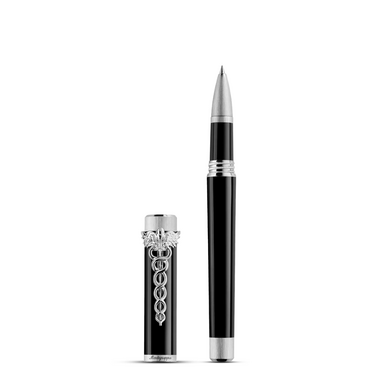 Ручка-ролер "Zero Caduceus Medicine" зі смоли та нержавіючої сталі від Montegrappa