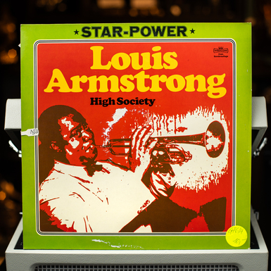 Набір із 2 вінілових платівок Louis Armstrong – High Society, Ella Fitzgerald – Basin Street Blues (1976)