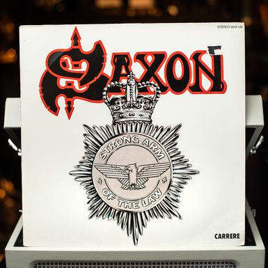 Вінілова платівка Saxon – Strong Arm Of The Law (1980)