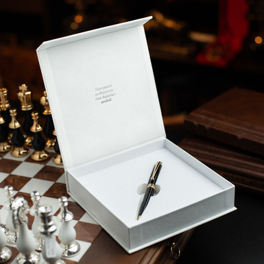 "Success" stainless steel ballpoint pen by Fama