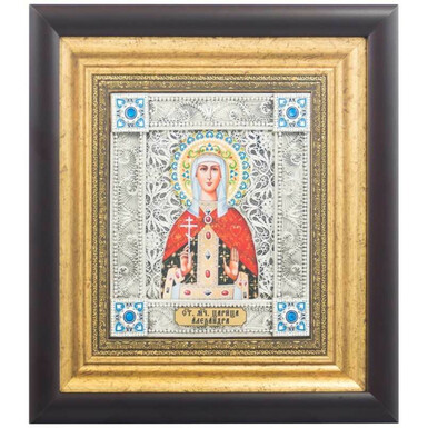 Икона "Святая мученица царица Александра"