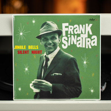 Виниловая пластинка (зеленая) Frank Sinatra – Jingle Bells / Silent Night (2024) (новое издание)