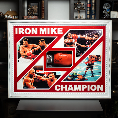 Автограф боксера Майка Тайсона "Iron Mike Champion"