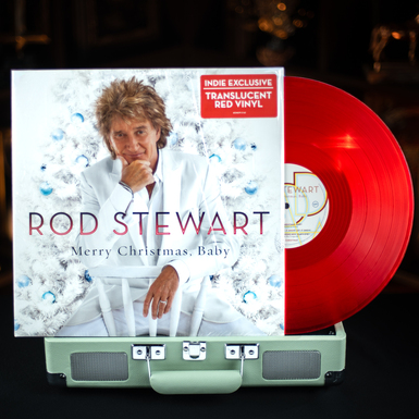 Limited Edition Red Vinyl: Rod Stewart — Merry Christmas, Baby (Translucent Red Vinyl, 2LP), new edition (2024)