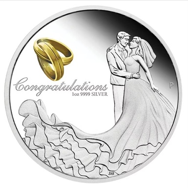 Silver coin "Wedding"