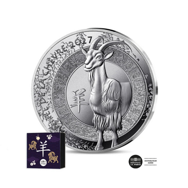 Silver coin "Eastern Calendar. Year of the Goat", 10 euros