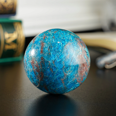 Apatite ball "Hope" from Stone Art Designe (594 g)