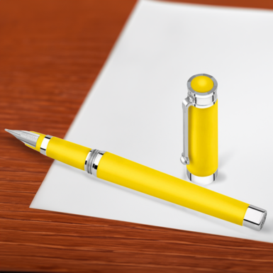 Пір'яна ручка «Parola» (жовта) від Montegrappa