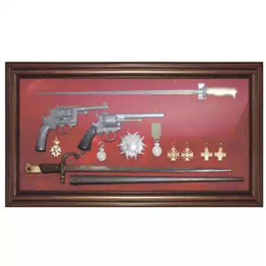 Collage of awards and weapons of France from the 2nd Empire until 1945 (copy)