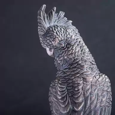 Серебряная фигура ручной работы «Parrot»