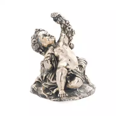 Серебряная фигура ручной работы «Маленький Ангел»