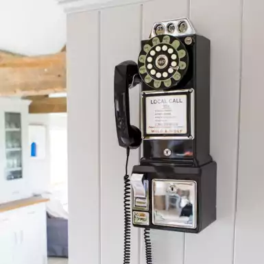 Crosley - Вінтажний платний телефон в стилі 1950-х років від Crosley