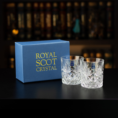 Crystal glasses for whiskey «Veritate» from Royal Buckingham
