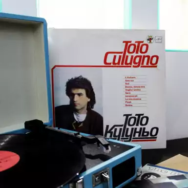 Vinyl plate Toto Cutugno