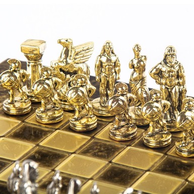 Chess "Spartan warrior" by Manopoulos board with pieces.jpg