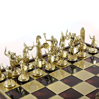 бронзові шахові фігури