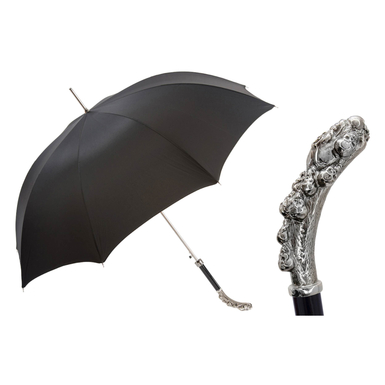 Umbrella "Ammasso Teschi" from Pasotti general view and handle.jpg