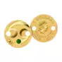 Колекційна золота монета-браслет «Zodiac Cancer» аверс і реверс.jpg