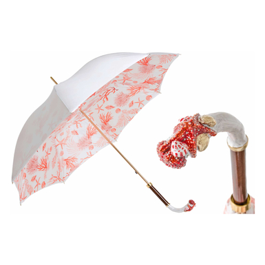 Женский зонт «Starfish» от Pasotti общий вид и рукоять.jpg