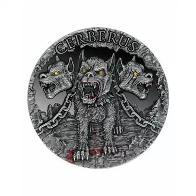 Серебряная монета "Cerberus " 