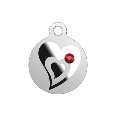 Collectible silver coin-pendant "Pendant with a heart" reverse.jpg