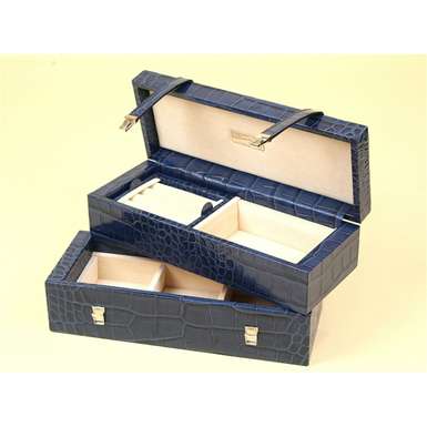 Jewelry box "Blue crocco" from Renzo Romagnoli 1.jpg