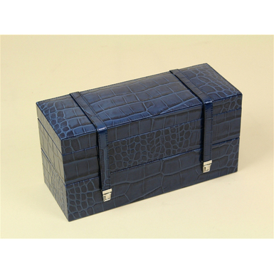 Jewelry box "Blue crocco" from Renzo Romagnoli 2.jpg