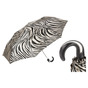 женский складной зонт zebra 