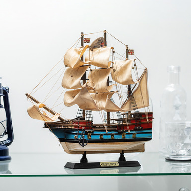 модель парусной яхты mayflower