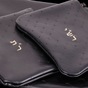 Buy set of bags for Talit and Tefillin "770" black Italian leather
