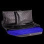 Набор сумок  для Талита и Тфилина «770» чёрного цвета из итальянской кожи  открытая