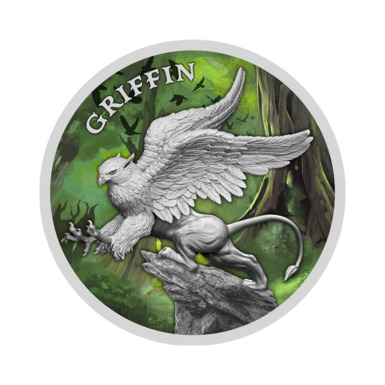 cеребряная монета волшебный талисман 