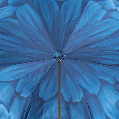 зонт с голубым цветком