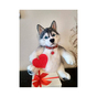 Buy soft toy "Husky with a heart" on fama