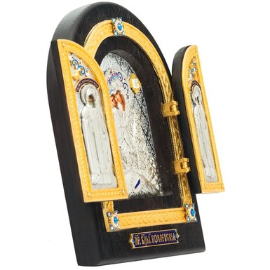 Buy Folding three-piece icon of Our Lady of Pochaev 