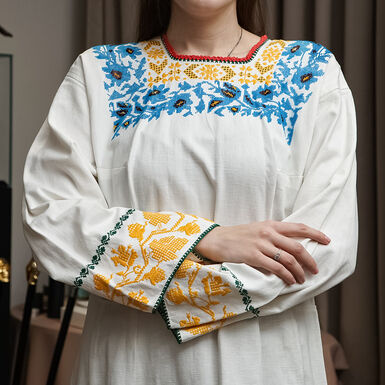 украинская сорочка из натурального хлопка