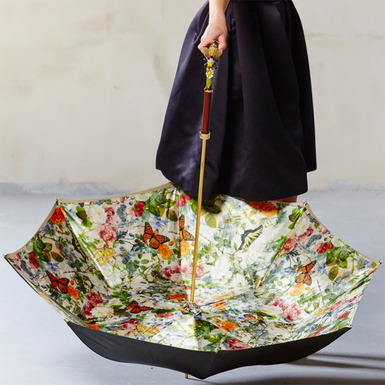 Розкішна жіноча парасолька-тростина «Bee» від Pasotti -купити в інтернет магазині 