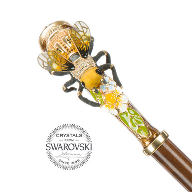 Розкішна жіноча парасолька-тростина «Bee» від Pasotti 