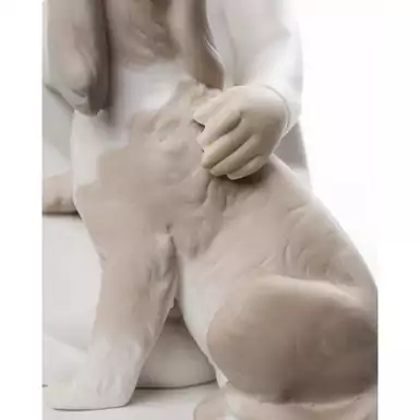 figurine of a boy with a dog from Spain