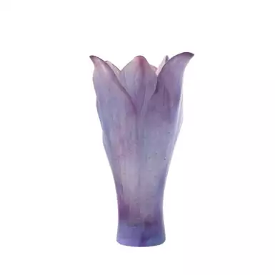 Антикварная французская ваза DAUM "Amaryllis" конца 20 ст., 17 см