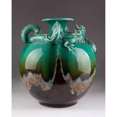 антикварная ваза с драконом на подарок